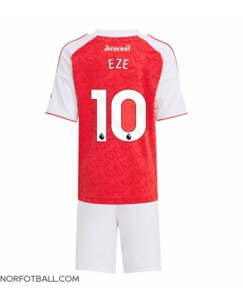 Billige Fotballdrakt Arsenal Eberechi Eze #10 Replika Hjemmedraktsett Barn 2025-26 Kortermet (med bukser)
